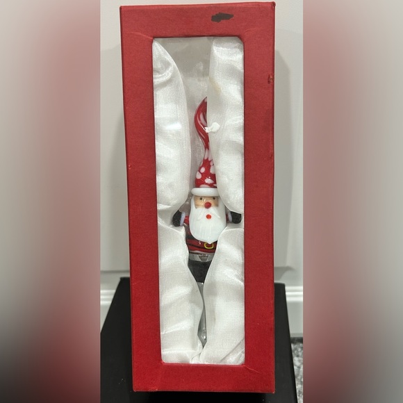 🎄Santa 🎅 Wine 🍷 Stopper Ceramic Painted - Picture 5 of 8